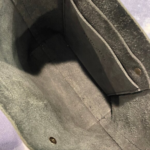 Tribe Alive Luxe Brass Handle Leather Handbag - EUC - Picture 5 of 9